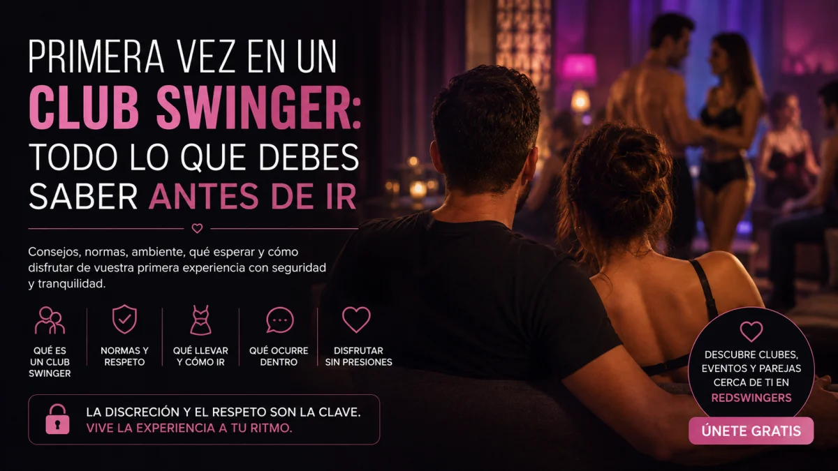 Primera vez en un club swinger: todo lo que debes saber antes de ir