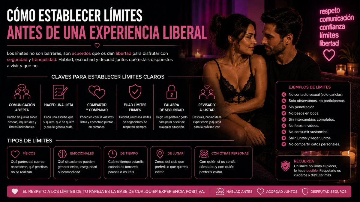Cómo establecer límites antes de una experiencia liberal