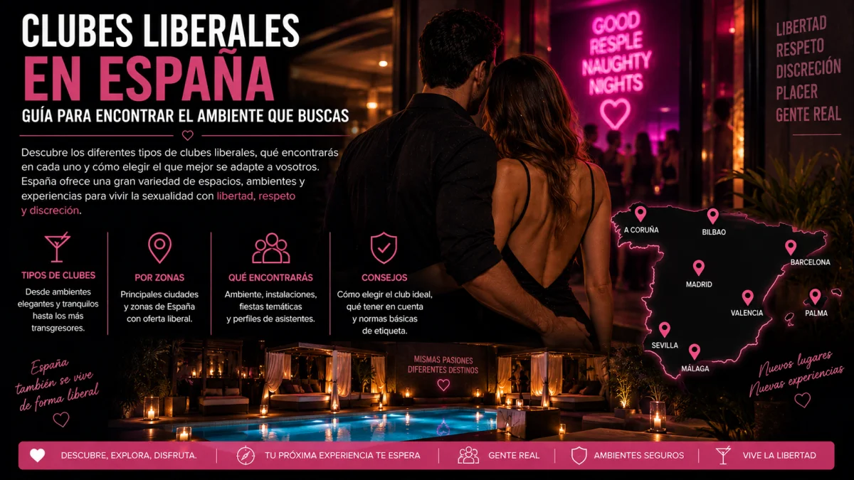Clubes liberales en España: guía para encontrar el ambiente que buscas